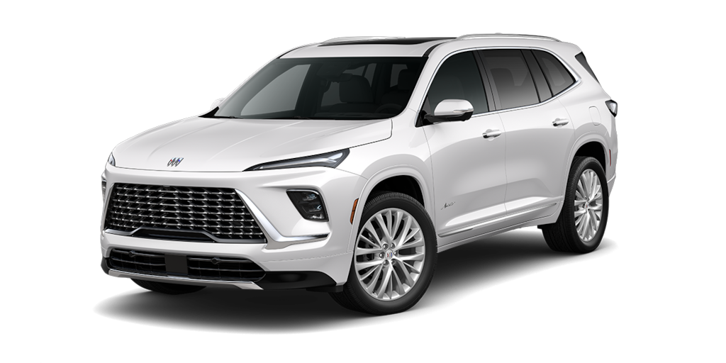 Buick Enclave 2026 versión Avenir color Polar White Tricoat