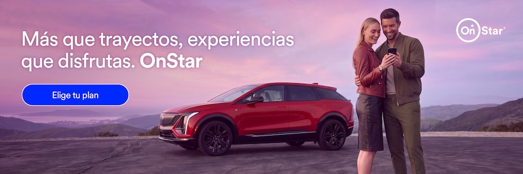 Ecosistema OnStar con Wi-Fi, control remoto del vehículo y asistencia 24/7.